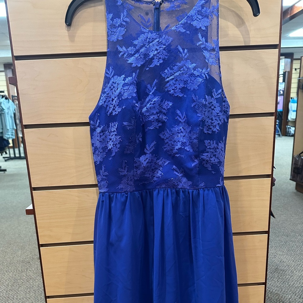 Cobalt Blue Lace Dress